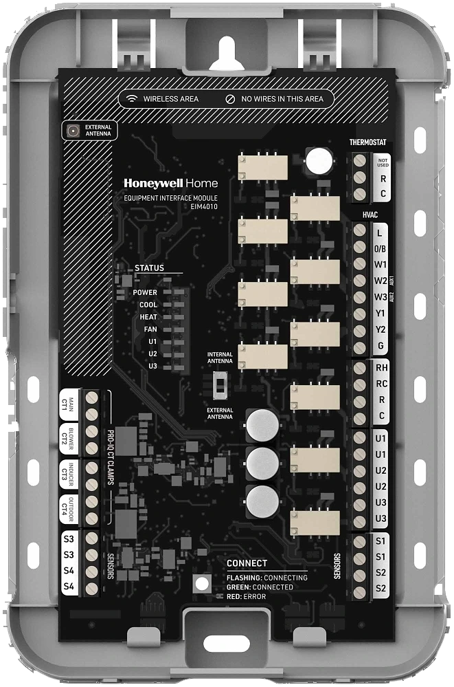 Module d’interface d’équipement Honeywell Home EIM4010 (RedLINK 3.0)