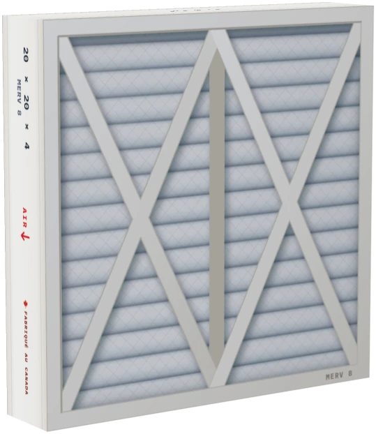 Filtre MERV 8 de 4 po